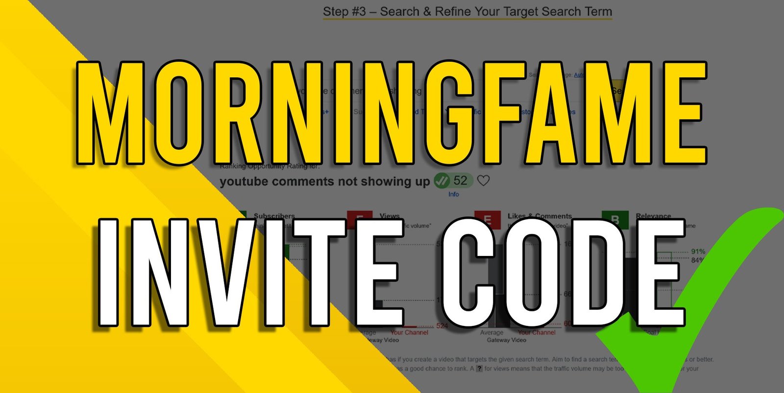 Morningfame invite code